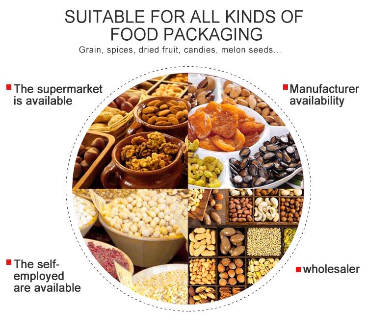 Manufacturer Custom Printed Matte Stand Up Foil Candy Food Packaging Bag With Zipper