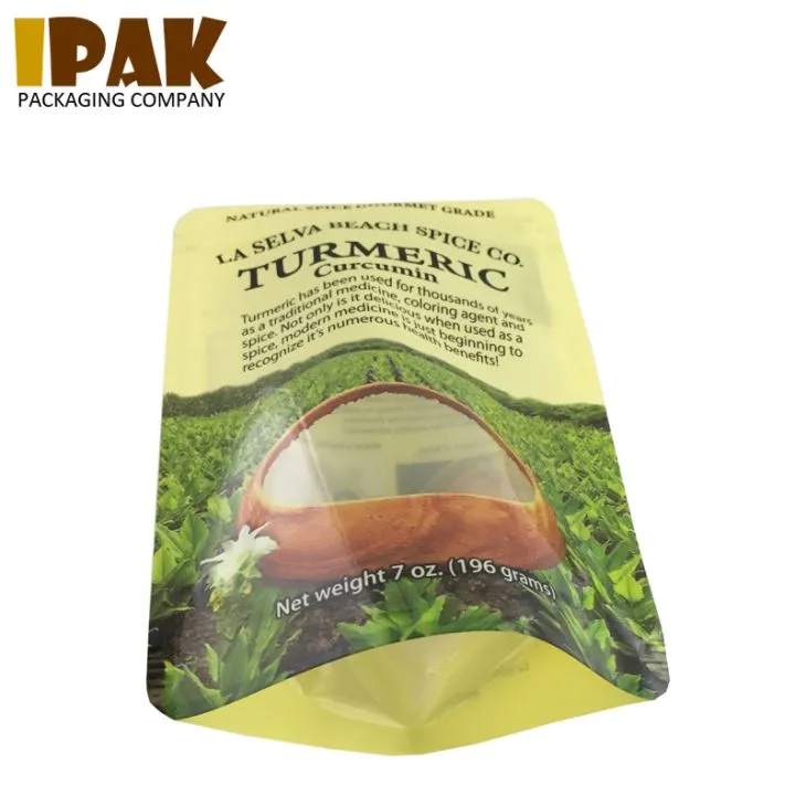 Food Packaging Ziplock Bags For Spice