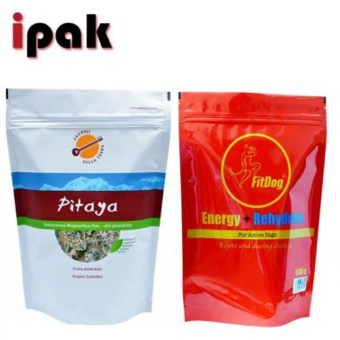 كيس قهوة من رقائق الألومنيوم مع قفل من الرمز البريدي