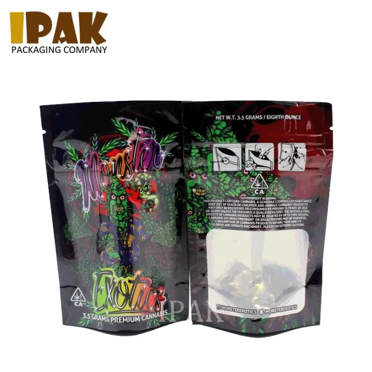 Child Proof Tobacoo Packaging Bag